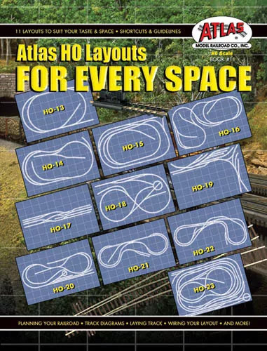 0011 Atlas HO Layouts For Every Space Book