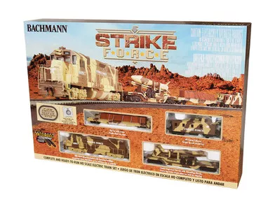 00752 HO Scale Bachmann Strike Force Train Set