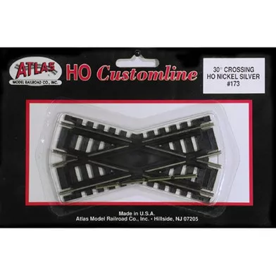 0173 Atlas HO Code 100 30 Degree Crossing