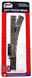 0545 Atlas Model Railroad Co. HO Code 83 22″ Radius Snap Switch Right Hand Manual