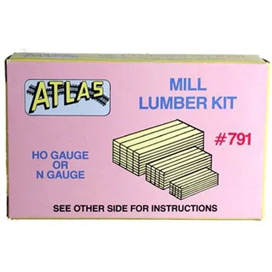 0791 HO Atlas Stacked Mill Lumber