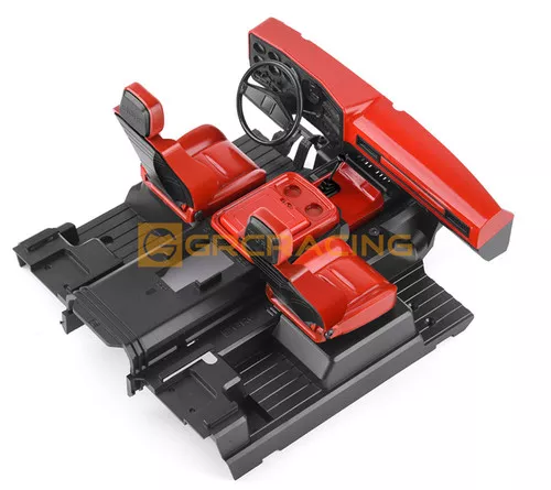 1/10 INTERIOR KIT COCKPIT For Traxxas TRX -4 CHEVY BLAZER (BLACK/RED)
