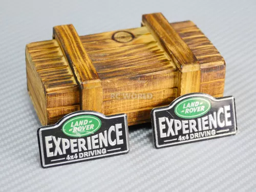 1/10 LAND ROVER Experience Decal Metal Badge Plate (2PCS)