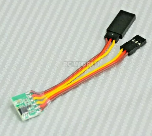 1/10 RC SERVO Reverse Module Reverses Servo Direction Futaba Plug