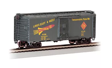 16016 HO Scale Bachmann 40' Box Car Toledo Peoria & Western #606