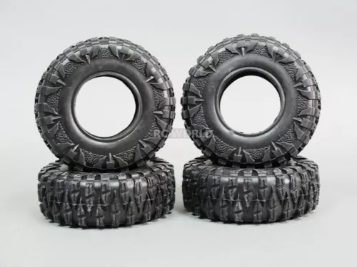 2.2 TIRES 120mm For RC Trucks Rock Crawler W/ Foam 120x43mm -4PCS-