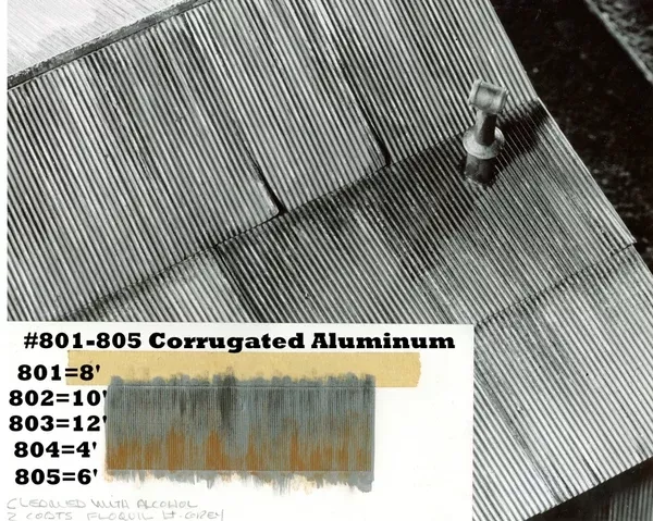 200-802 – Corrugated Sheet Metal 10ft (HO Scale)