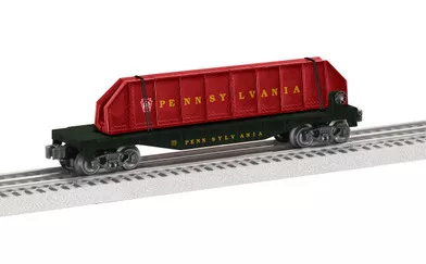 2128200 O Scale Lionel PRR Girder Bridge Flatcar