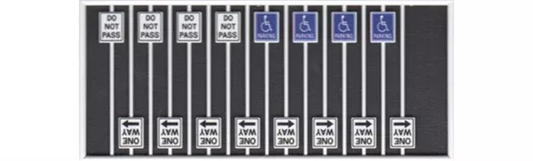 293-8262 - Misc Road Signs (HO Scale)