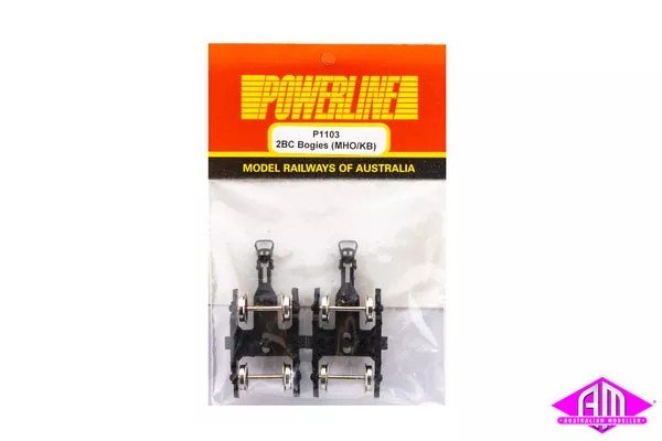 2BC Bogies – MHO/KB (HO Scale)