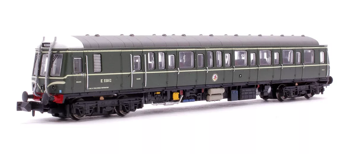 2D-015-004D Class 122 E55012 BR Green with Whiskers (Preserved) Diesel Locomotive – DCC Fitted