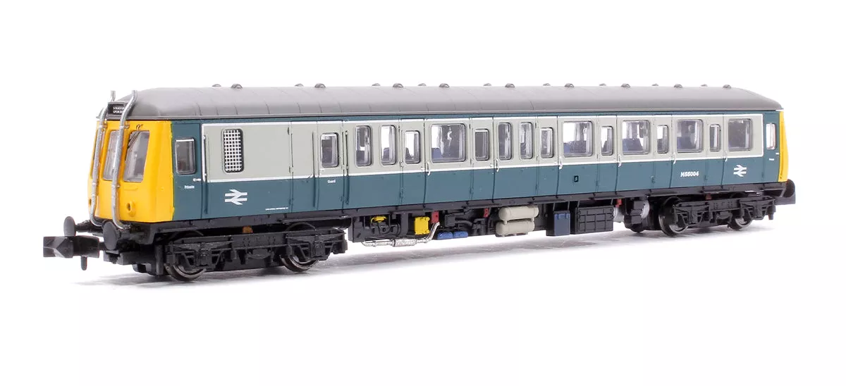 2D-015-005D Class 122 M55004 BR Blue/Grey Diesel Locomotive – DCC Fitted