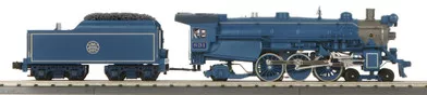 30-1879-1 O Scale MTH RailKing Jersey Central 4-6-2 Imperial P47 Pacific Steam Engine w/ProtoSound 3.0 #831