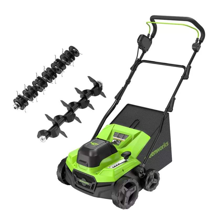 40V 15″ Cordless Battery Dethatcher/Scarifier (Tool Only)