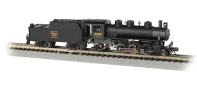 51556 N Scale Bachmann CB&Q #2090-Prairie 2-6-2 & Tender
