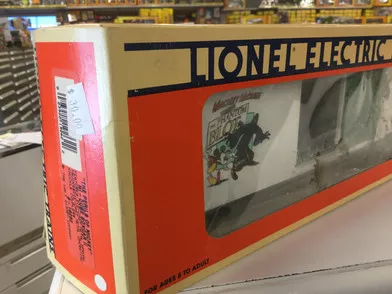 6-19262SD O Scale Lionel "The Perils of Mickey"Hi-Cube Boxcar II