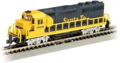 63563 N Scale Bachmann Santa Fe #3808-GP40