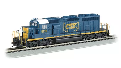 67202 HO Scale Bachmann EMD SD40-2 CSX #8013 (Dark Future)