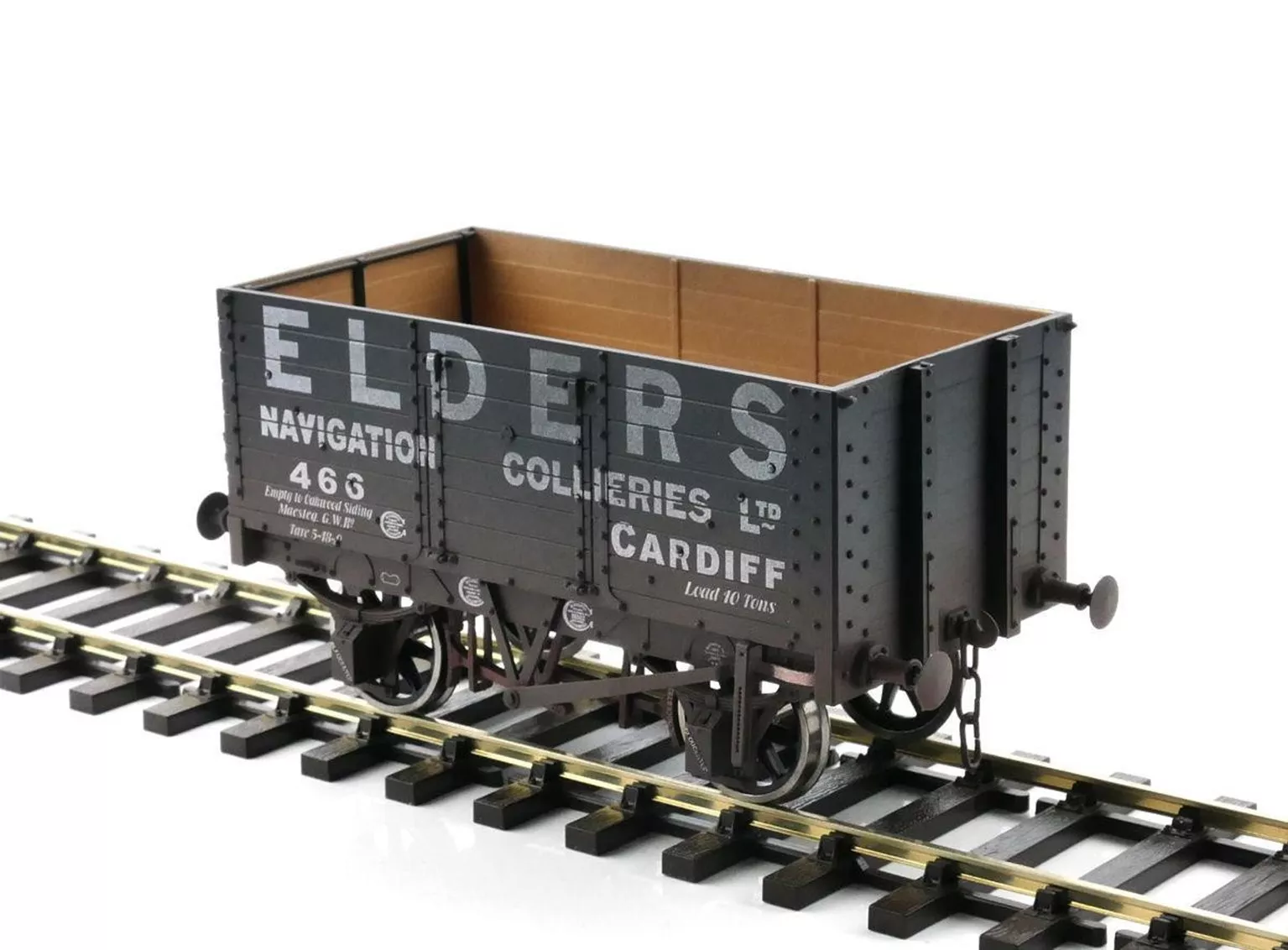 7F-073-002W 7 Plank Wagon 9′ Wheelbase Elders 466 – Weathered
