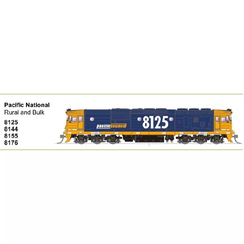 8144 Class Pacific National Rural & Bulk DC Non Sound