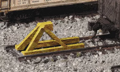 933-2602 Walthers N Scale Yellow Bumpers
