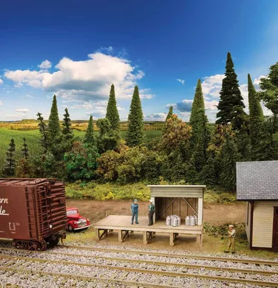 933-4062 HO Scale Walthers Cornerstone Milk Platform Kit