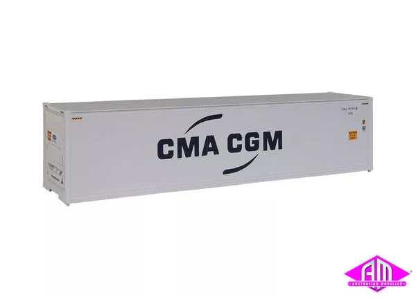 949-8357 – 40′ Reefer Container – CMA GCM (HO Scale)