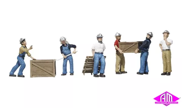 A1823 – Scenic Accents – Dock Workers (HO Scale)