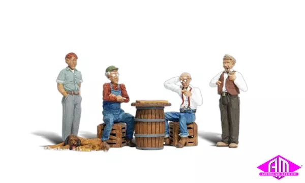 A1848 – Scenic Accents – Checker Players (HO Scale)