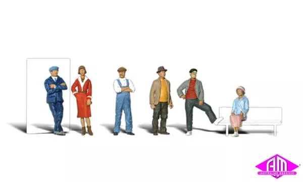 A1874 – Scenic Accents – Casual People (HO Scale)