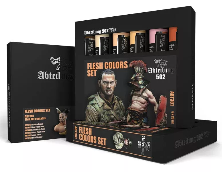 Abteilung 502 ABT301 Flesh Weathering Oil Paint Set (6 Colors)