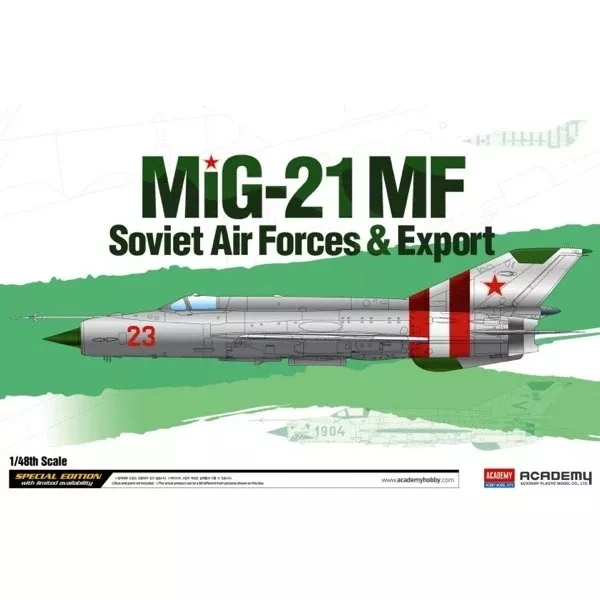 Academy 12311 1/48 MIG-21 MF “Soviet Air Force & Export” Le: