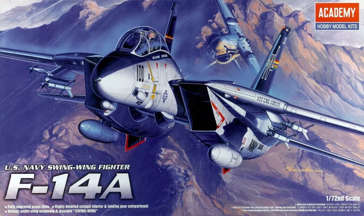 ACADEMY ACY-12471 F14A Tomcat USN Fighter
