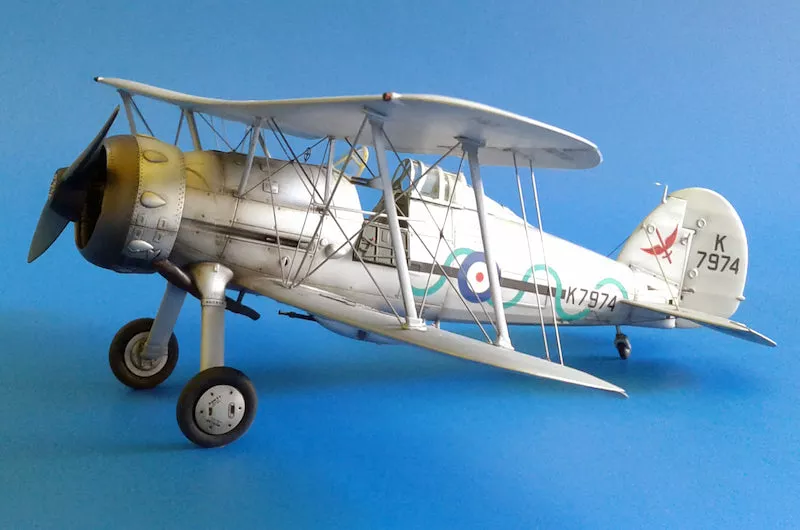 Aims AIMPE48007 1:48 Gloster Gladiator Rigging + Wing / Tail details