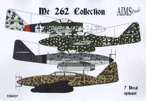 Aims AIMS32D007 1:32 Messerschmitt Me-262A/B Collection