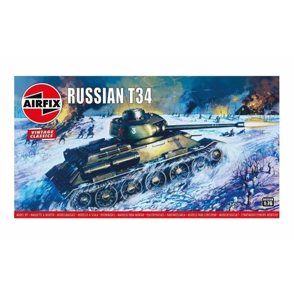 Airfix A01316V 1/76 Vintage Classics Russian T-34 Tank