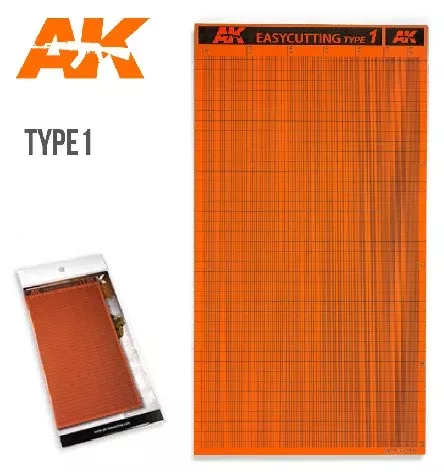 AK Interactive 8056 Easy Cutting Type 1 Board (4.5"x8.5")