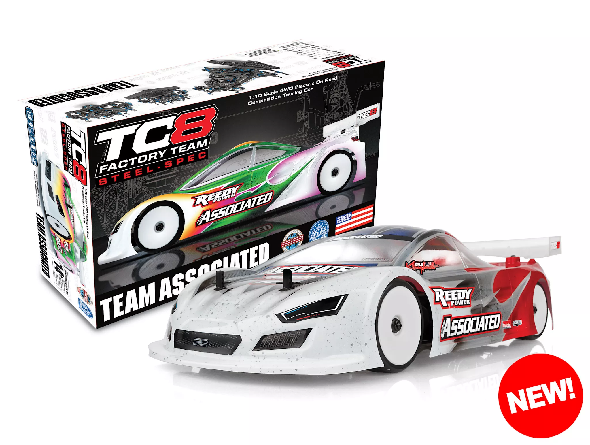ASC30142 Team Associated TC8 Steel-SPEC Team Kit (Team Associated)