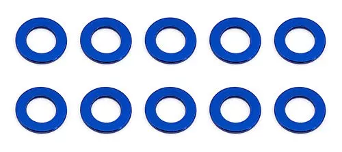 ASC31381 Ballstud Washers, 5.5×0.5 mm, blue alum (Team Associated)