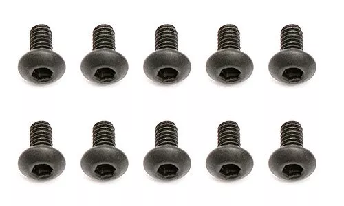 ASC315102x4mm Button Head Hex Screws (10) (Team Associated)