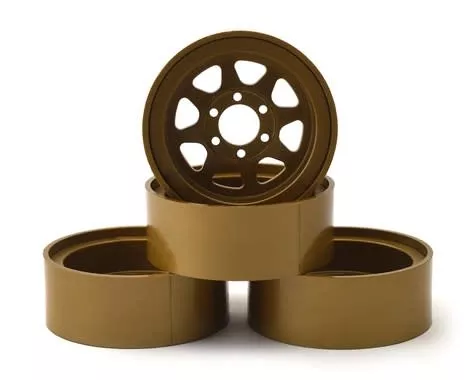 ASC42100Enduro Method 701 Trail Series 1.9″ Beadlock Wheels (Bronze) (4) (Team Associated)