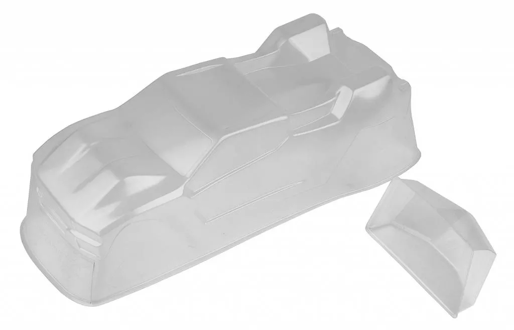 ASC71126T6.1 Body and Spoiler, clear (Team Associated)