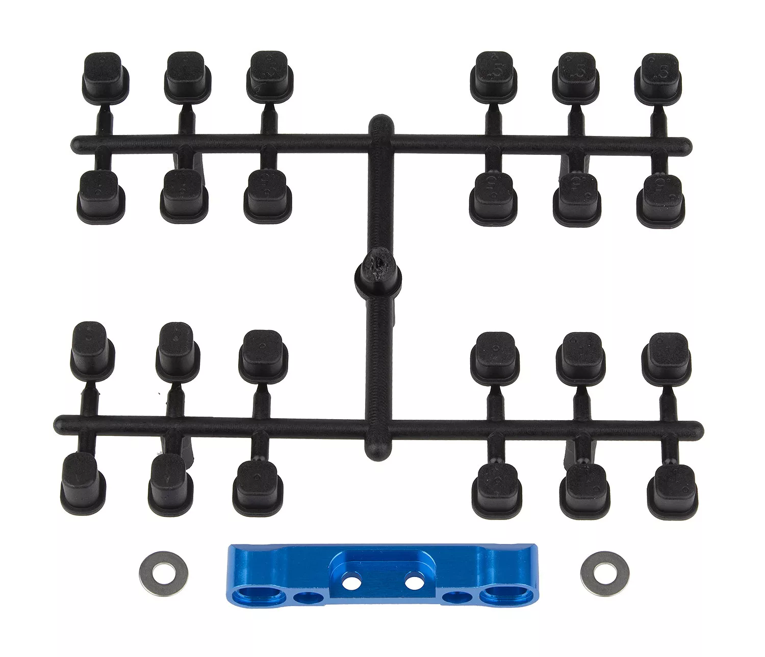 ASC72009DR10 FT Arm Mount D, aluminum (Team Associated)