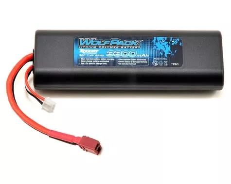 ASC751WolfPack Gen2 2S 7.4v 3300mAh 30C LiPo w/ Deans Plug (Team Associated)