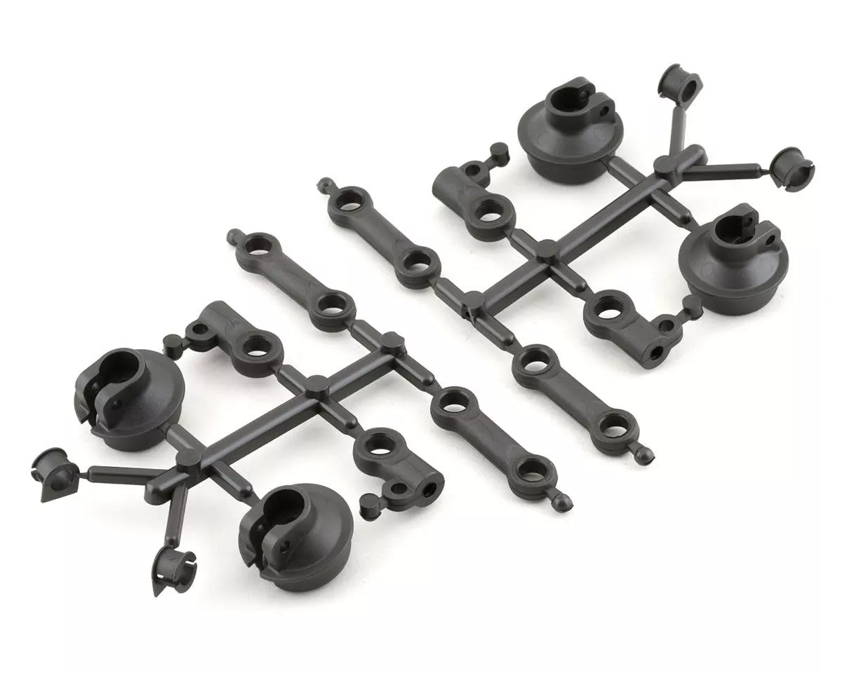 ASC81512Team Associated RC8B4 Spring Cups & Shock Rod Ends (Team Associated)