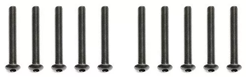 ASC892043x24mm Button Head Hex Screws (10) (Team Associated)