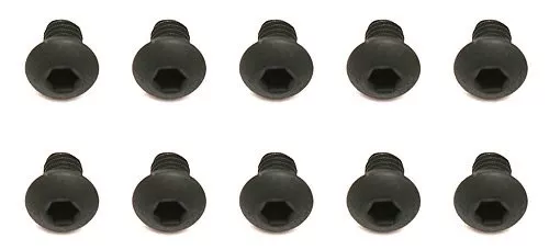 ASC911583x4mm Button Head Hex Screws (10) (Team Associated)