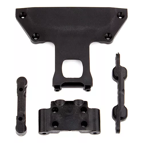 ASC91359DR10 Arm Mounts, Chassis plate and Bulkhead (Team Associated)
