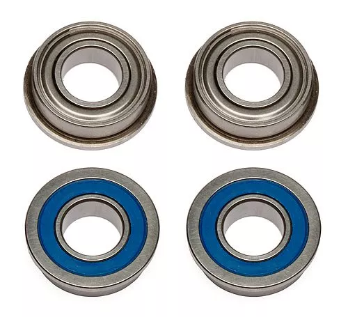 ASC91565FT Bearings, 8x16x5 mm, flanged (Team Associated)