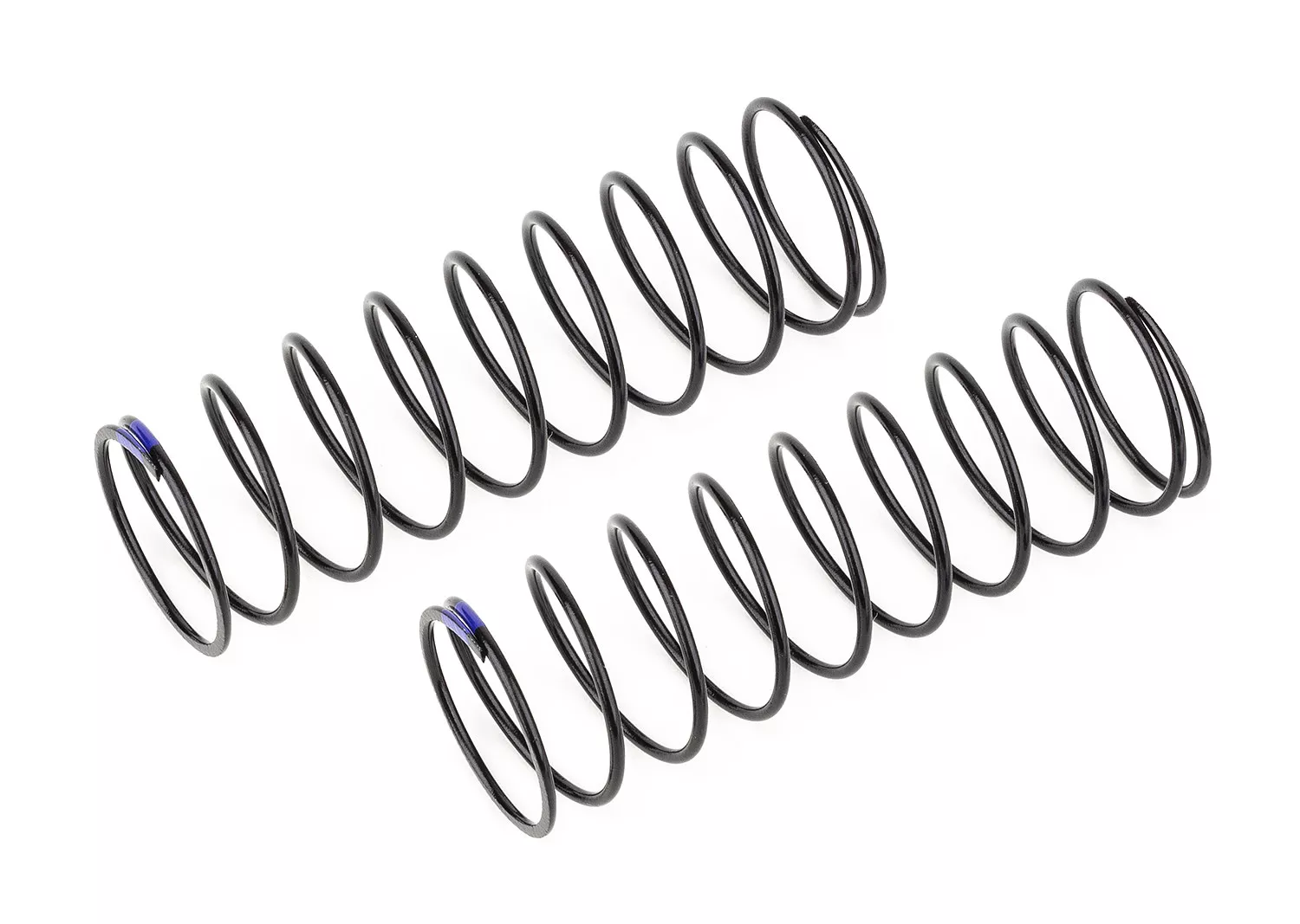 ASC9195013mm Rear Shock Springs, blue 2.2lb/in, L61, 10.0T, 1.2D (Team Associated)